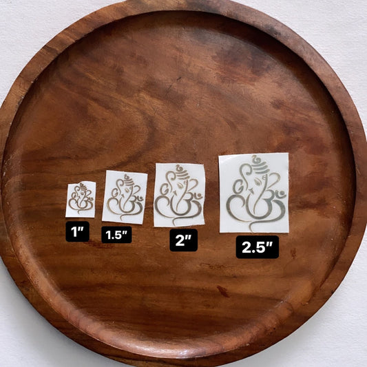 RESIN Metal Stickers  Ganesh Ji