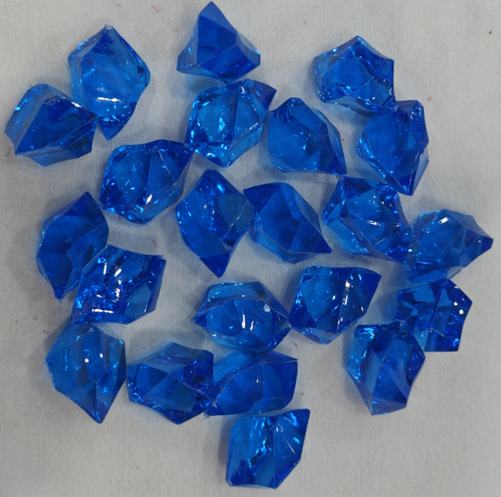 Glass Crystal Moti 24 Pic Multi colour