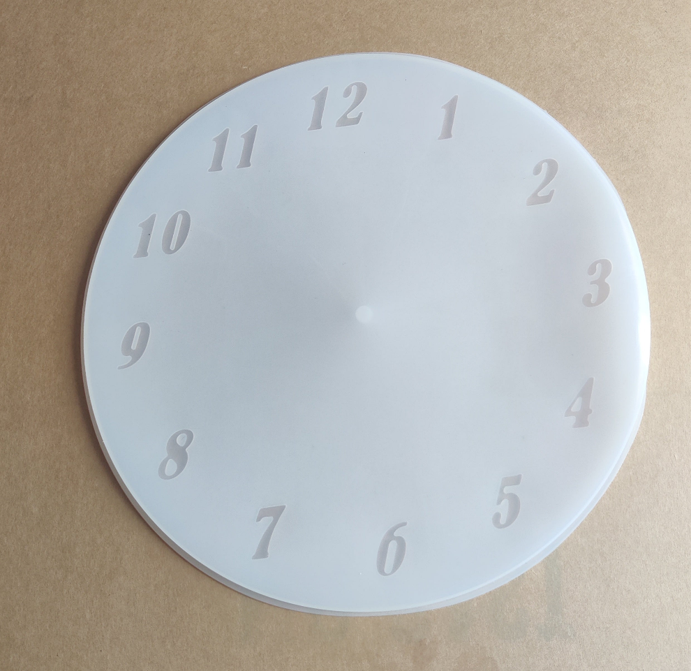 Resin silicon mould Numberlcal Watch ( 12 Inch )