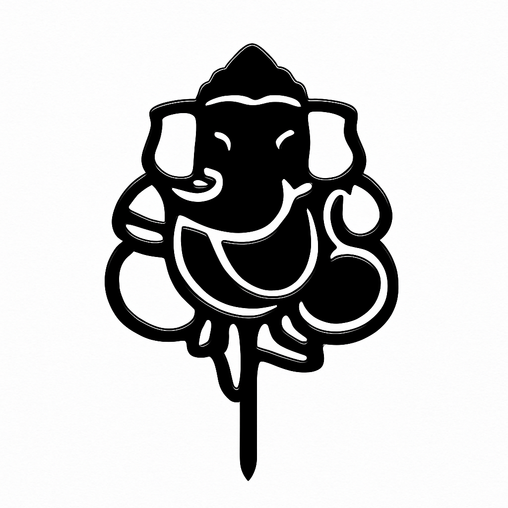 Acrylic Cutting Ganesh Ji 3mm thick