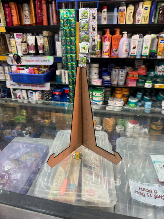 MDF Easel Wooden Decor Plate Stand For Resin Work 6inch & 8inch