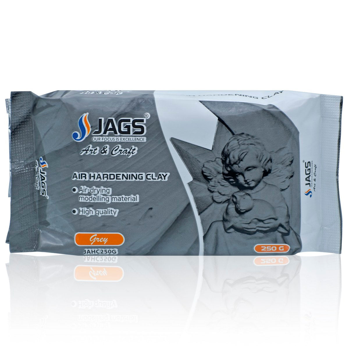 Jags Air Hardening Clay 250Grams Grey JAHC250G