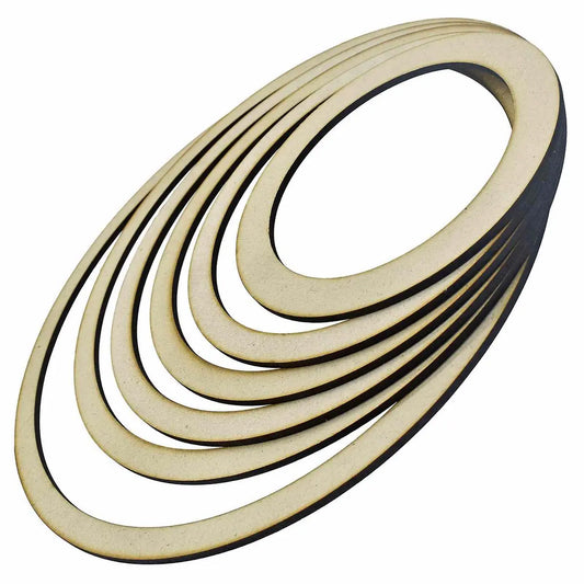 Jags MDF Ring Round (Pack of 6) (5, 6, 7, 8, 9, 10 Inch)mrr4mm
