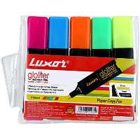 LUxor gloliter marker pen multicolor p-886 5pc