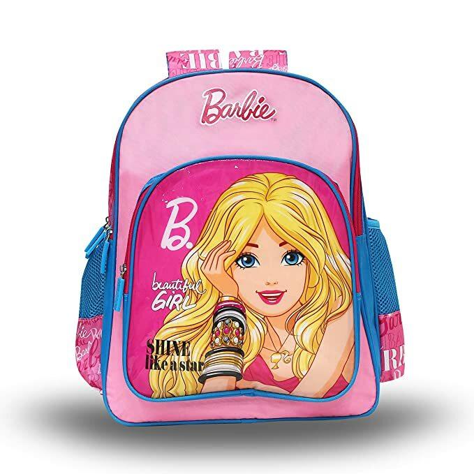 My Baby Excel Barbie Pink School Backp (Size 36Cm)