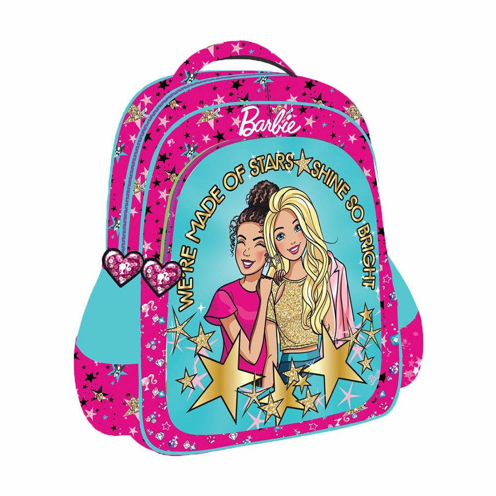 My Baby Excel Barbie Star 36 cm Sequins School Bag School Bag (Size 36Cm)
