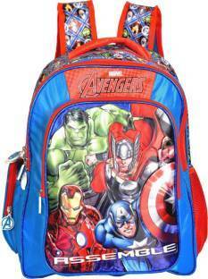My Baby Excel Buy Avengers Blue School Bag (Size 41Cm)