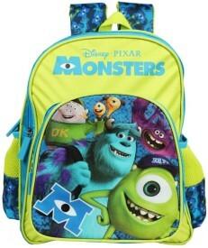 My Baby ExcelMonsters University Green School Bag Backpack  (Green, 14 inch)