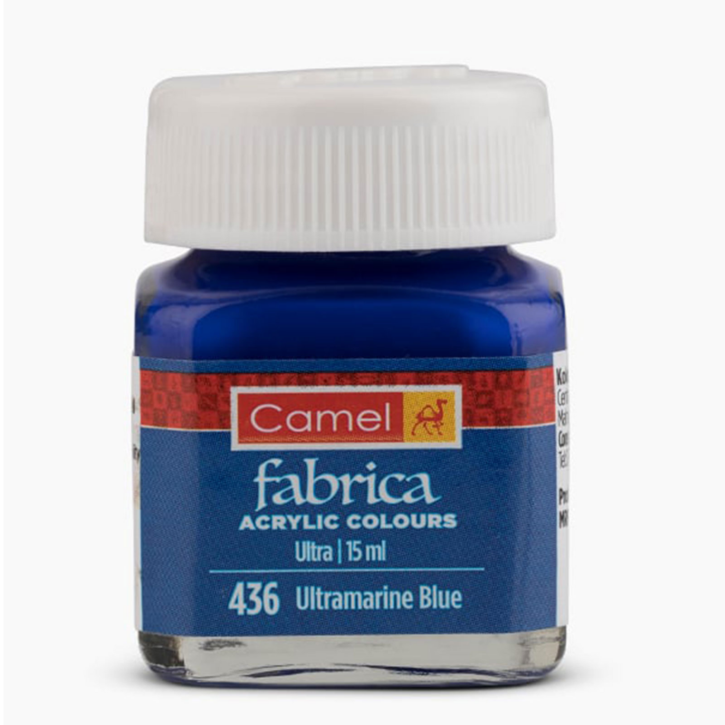 Camel Fabrica Acrylic Colours Ultra 436 Ultramarine Blue 15ml