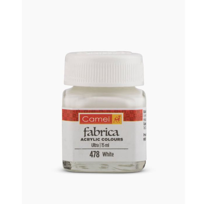 Camel Fabrica Acrylic Colours Ultra 478 White 15ml