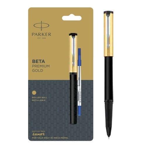 Parker Beta Premium Silver Roller Ball Reefillable Pen