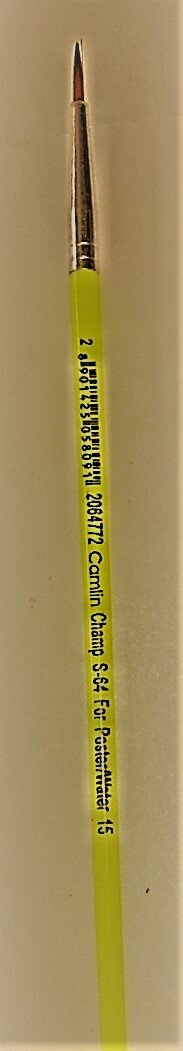Camlin Synthetic PI Flat Round Series - 65 (Brush No. - 2)