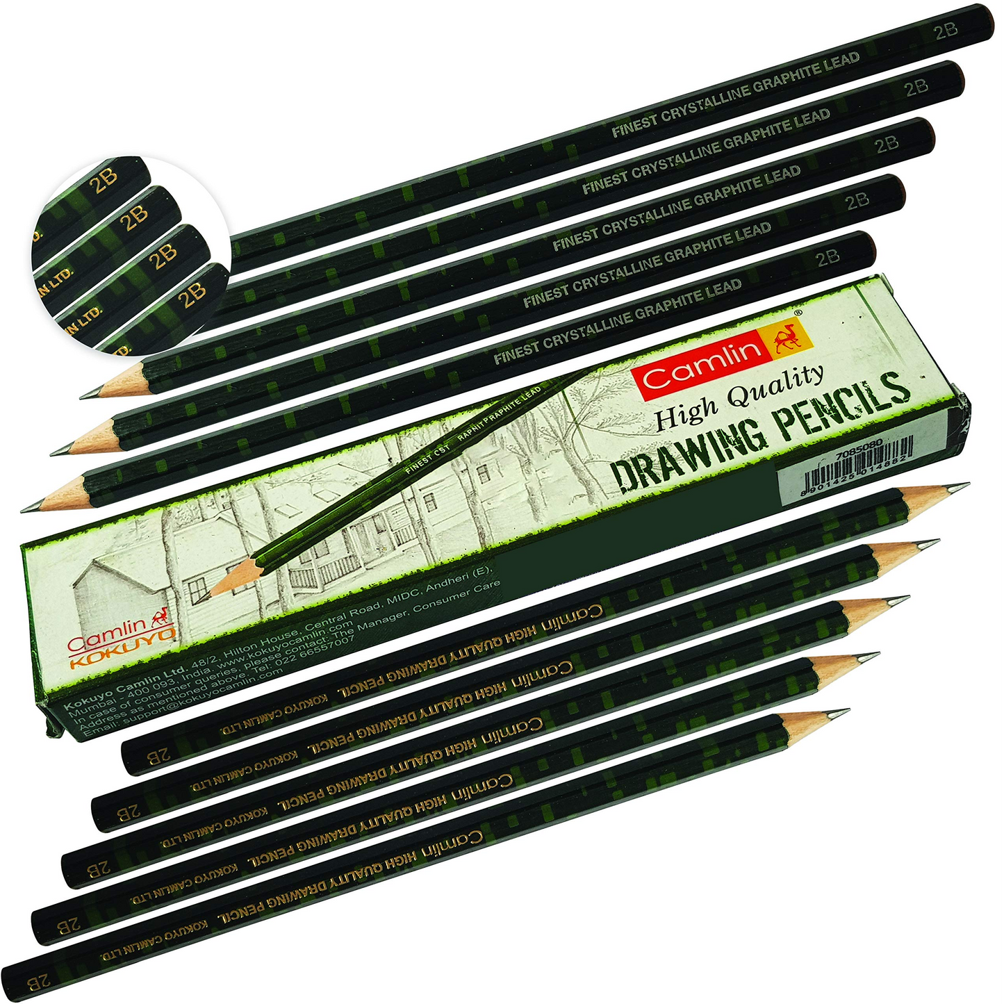 Camlin Drawing Pencil (2H) Pack 10p