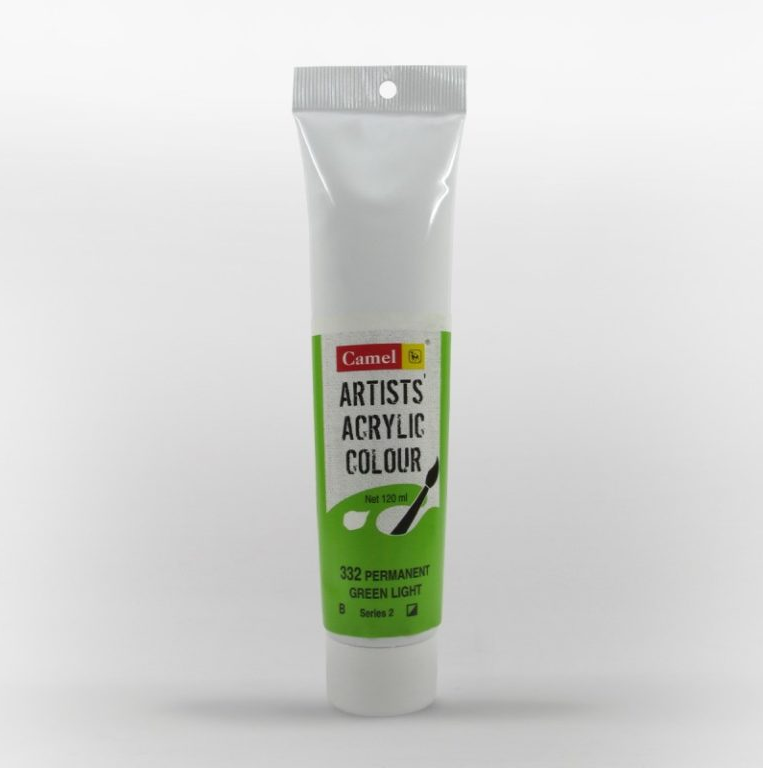 Camlin Artists Acrylic Colour Permanent Green Dp 331 120ml
