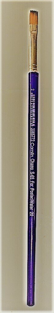 Camlin Synthetic Pl Flat Brush Series - 65 (2 Number)