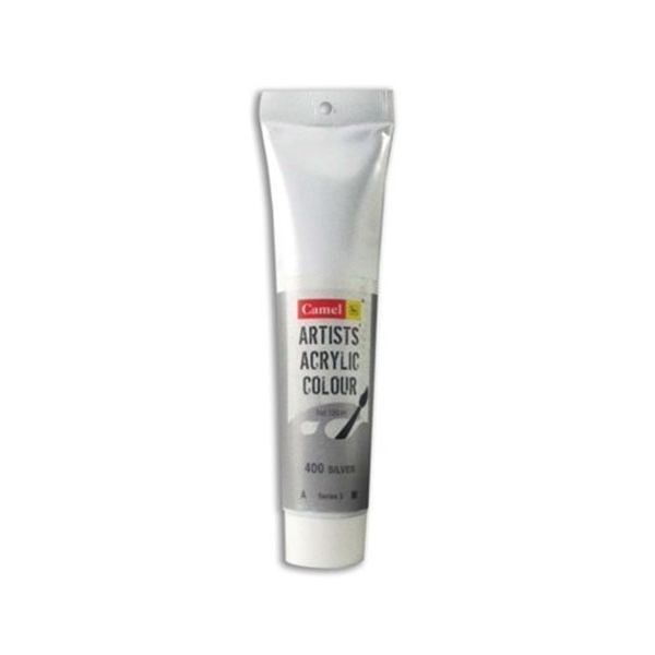 Camlin Artist Acrylic Colour 400 Silver 120ml