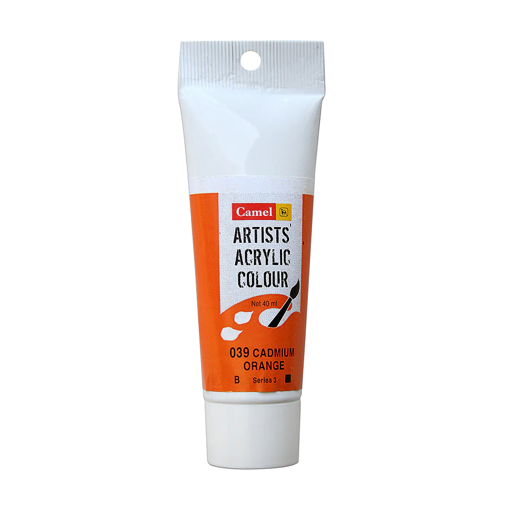 Camlin Artist Acrylic Colour 039 C orange 120ml
