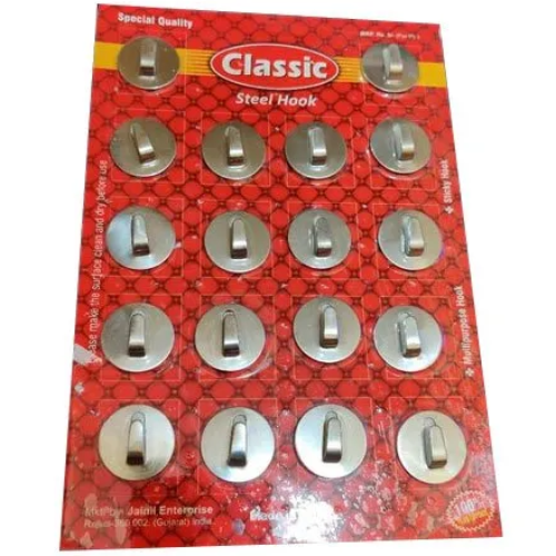 Classic Steel Hook Round 25MM 18P