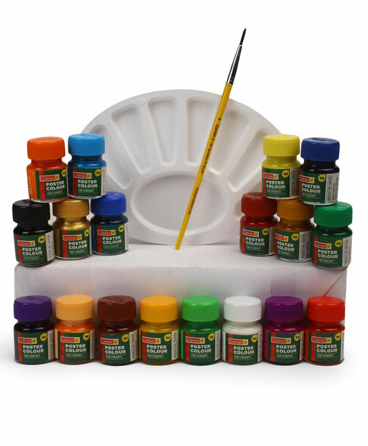 Camlin Synthetic Pl Round Brush Series - 64 ( 5No.)