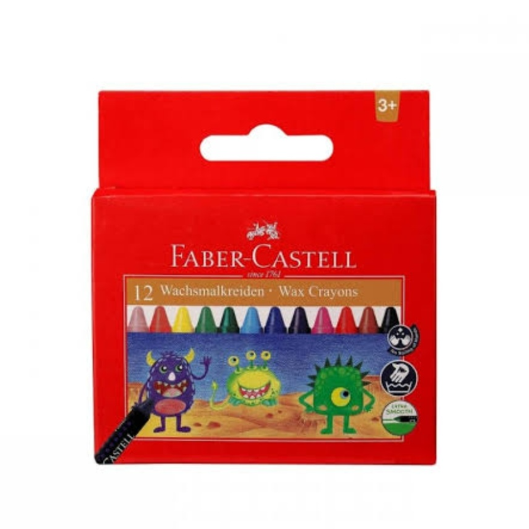 Faber-Castell 16Wachsmalkeiden.Wax Crayons