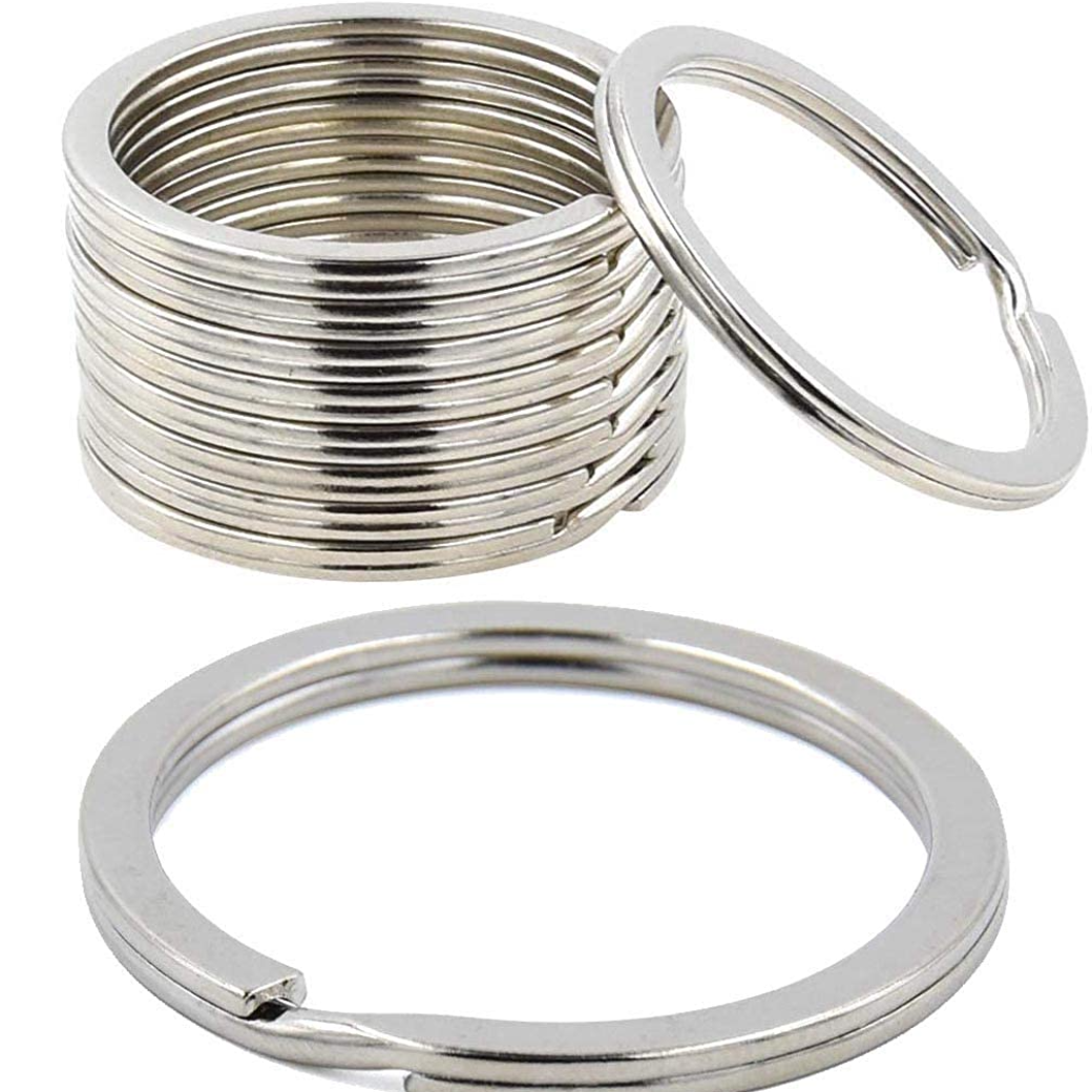 Keyring Ring Steel 12p B