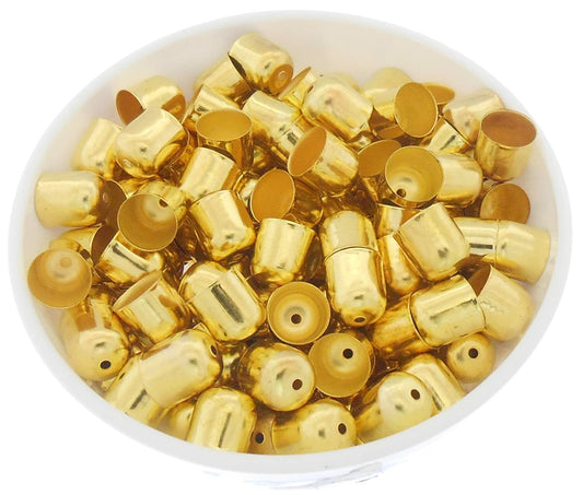 Craft Metal Cap Golden 12Pc