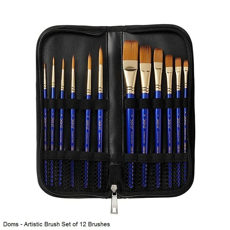 Doms Artistie Brush Zip Case (Art No. - 7749)