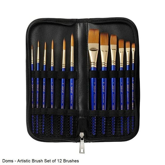 Doms Artistie Brush Zip Case (Art No. - 7749)