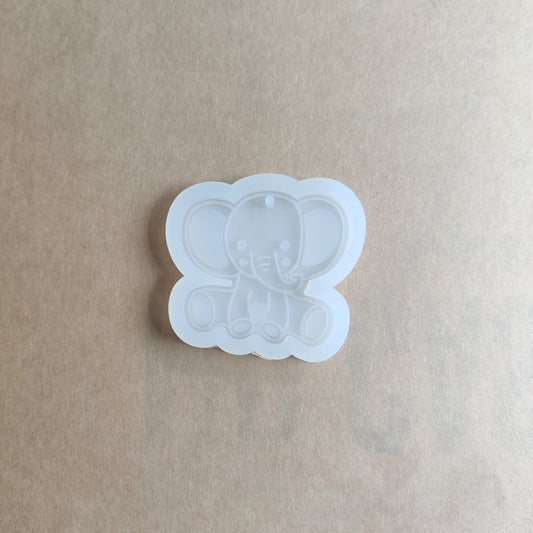 Resin silicon mould baby elephant