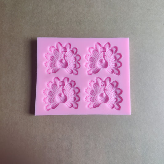(JSF-109) Resin silicon mould Peacock
