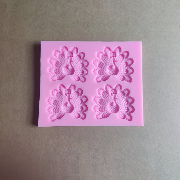 (JSF-109) Resin silicon mould Peacock