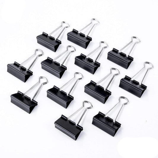 Amkay High Quality Binder Clips 41mm, 12Pcs