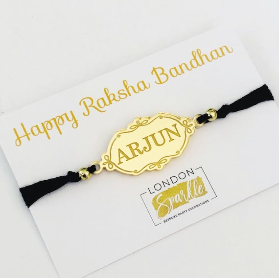 Customised rakhi acrylic cutting