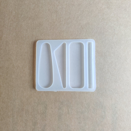 Resin silicon mould New 4 Design Clip
