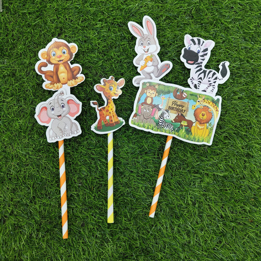 Birthday Cake Topper Animal Character