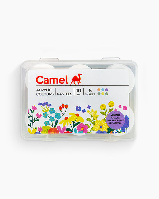 Camel Acrylic Colours Fluorescent 10ml 6 Shdes