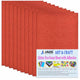 A4 Glitter Foam Sheet With Sticker Red 26164RD