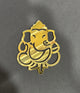 Ganesh Ji Design 2 For resin Art 3Inch Golden 3mm Acrylic 3 pcs