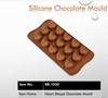 (RR-1020) Heart shape silicon chocolate mould