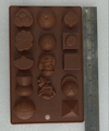 (RR-1014) mix design silicon chocolate mould