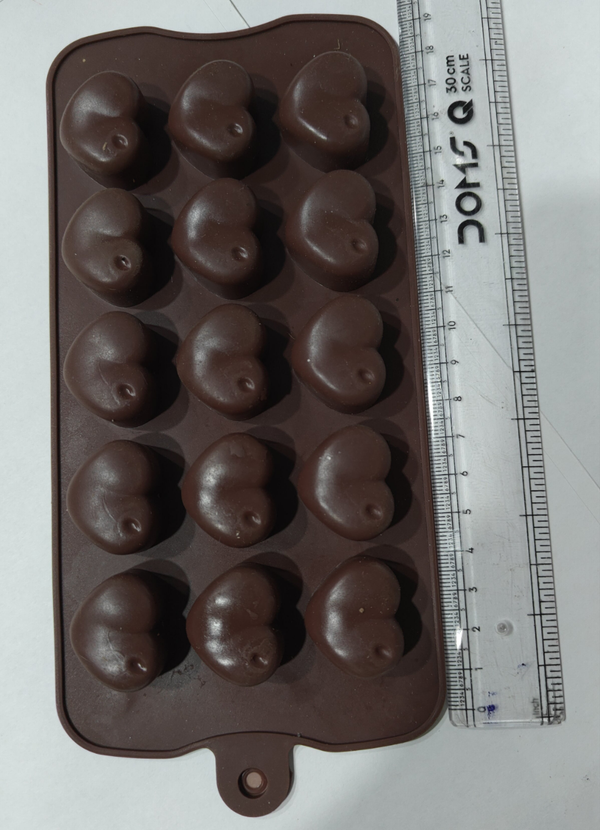 (RR-1020) Heart shape silicon chocolate mould
