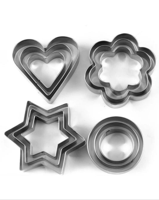 Cooking cutters stainless steel pack off (12pic)