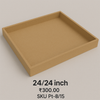 Mdf board square tray 8/8inch for Hamper Packing ( 35mm height )