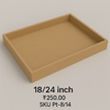 Mdf board square tray 8/8inch for Hamper Packing ( 35mm height )