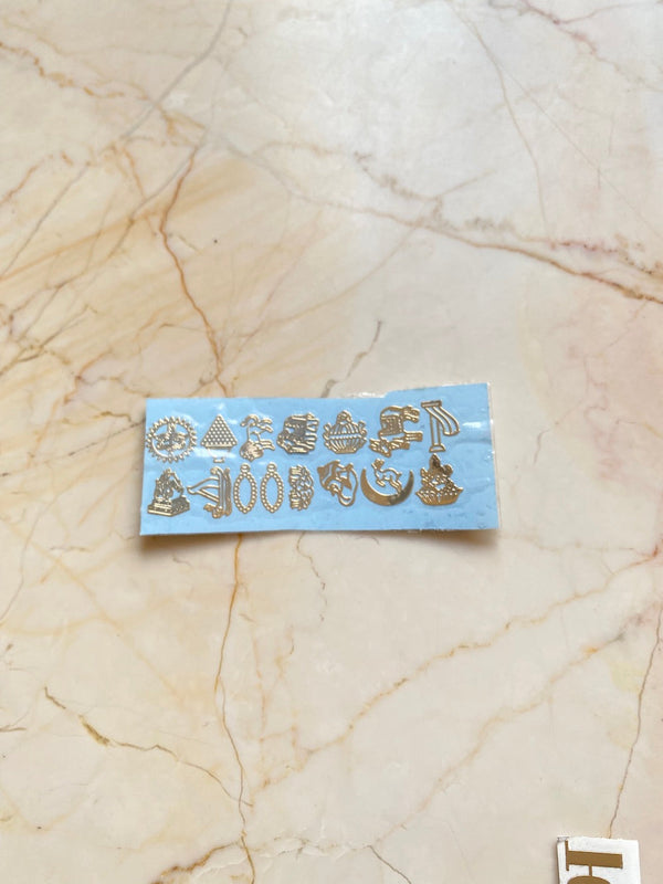 14 Swapna Metallic Stickers
