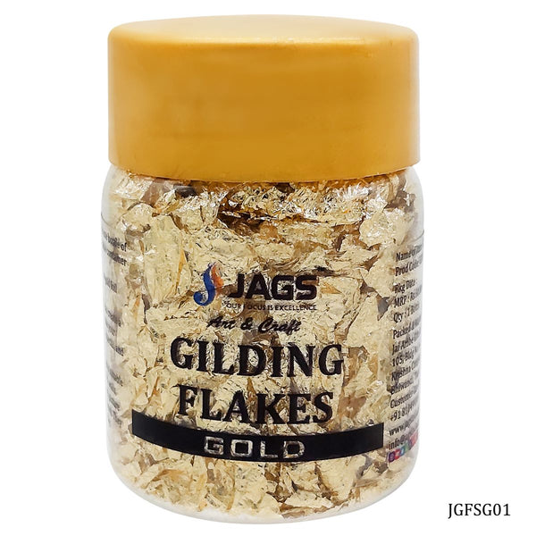 JAGS Gilding Flakes Small Bottel GoldJGFSS01 3g