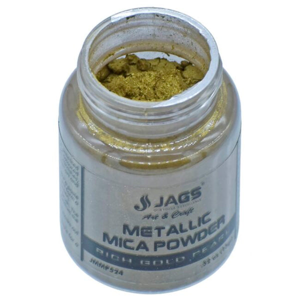 Jags Metallic Mica Powder 15Gms Rich Gold Pearl JMMP524 15g