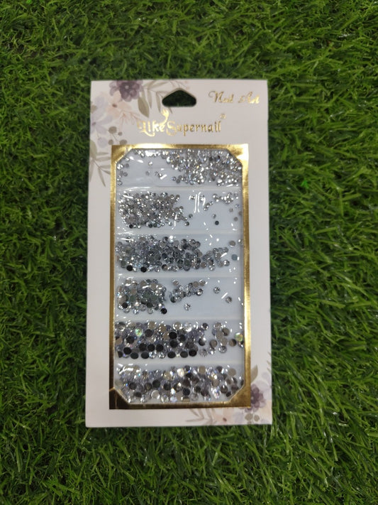 SPONSOR Nail Art Stone PARA MSOZ         Silver