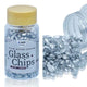 Jags Glitter Coating Glass Chips Silver JCCG06 100Gram