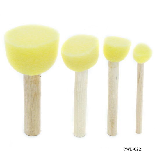 Sponge Brush Set 4pcs PWB-022